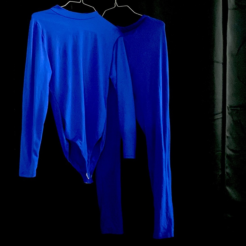 Blue Body Suit & Legging Sets
